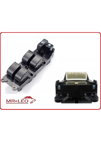 Toyota Corolla Uyumlu 2002-2006 Sol Dörtlü Cam Düğmesi Anahtarı 24 Fiş