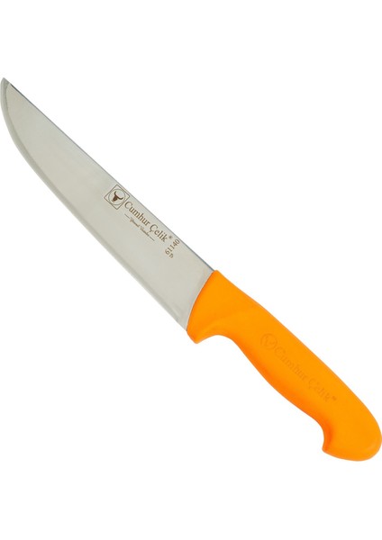 Sürmene Cumhur Çelik 61140 Kasap Kurban Bıçağı, 20 Cm, Kaymaz Sap