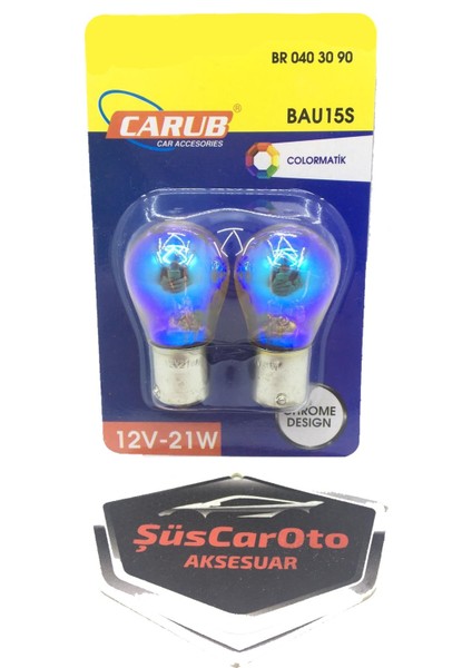 Carub Diadem Ampul Krom Tek Duy Sinyal Ampulü 12V 21W 93 Turuncu