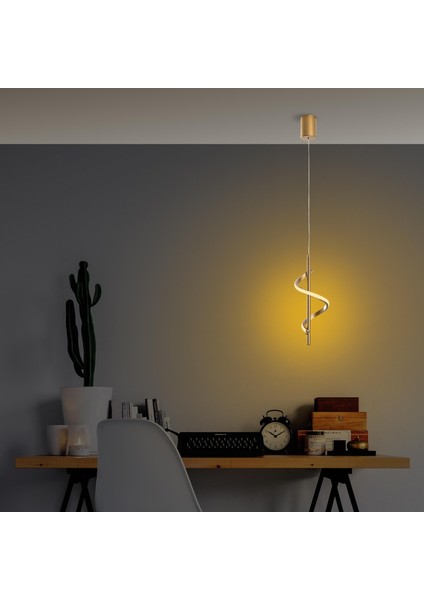 Modern Sarkıt Led'li Aplik Parlak Gold, Yatak Odası LED Aplik Aydınlatma 3000K Sarı Işık LIKMA-13519 fiyatları