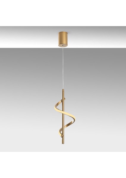 Modern Sarkıt Led'li Aplik Parlak Gold, Yatak Odası LED Aplik Aydınlatma 3000K Sarı Işık LIKMA-13519 indirimleri