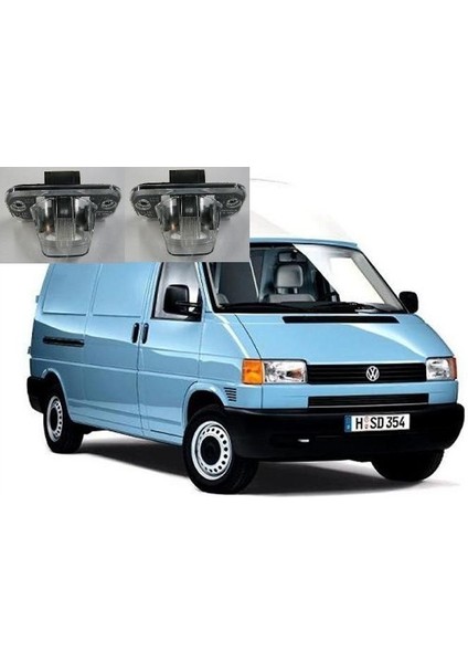 Volswagen Transporter T4 Plaka Lambası Takım 2 Adet Ampullü