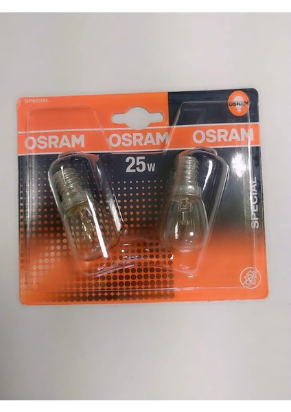 25W 2'li Special Fırın Ampul