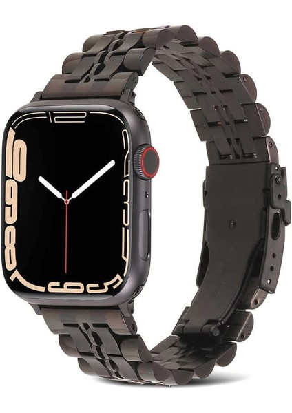 ​​​ Ile Uyumlu Watch 42MM Krd-54 Metal Kordon Siyah