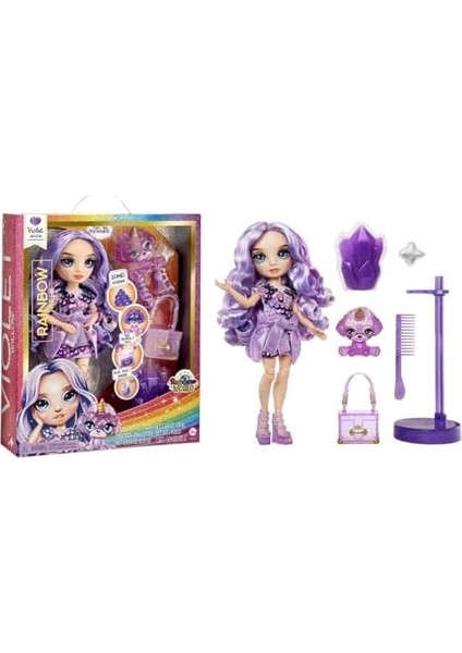 Rainbow High Violet Parlak Slime ve Evcil Hayvan Serisi Bebeği fiyatları