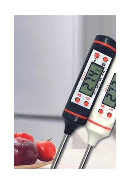 Mama Sıcaklık Ölçüm Süt Isı Ölçer Gıda Derece Ölçer Termometre Dijital Pasta Malzemeleri-Hombaktermometre fiyatları