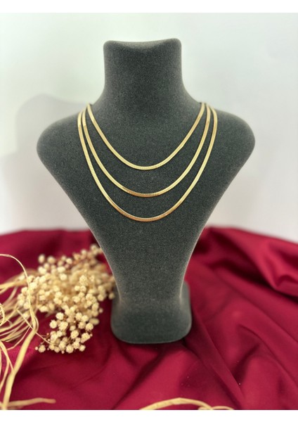 3lü BALIK SIRTI KOLYE