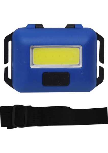 10 Watt Cob Ledli Pilli Mini Kafa Feneri (4944)