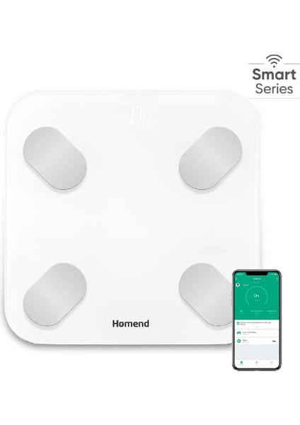 Beyaz Cam Dijital Tartı, Resmi Garanti, Sağlıklı ve Şık Tasarım