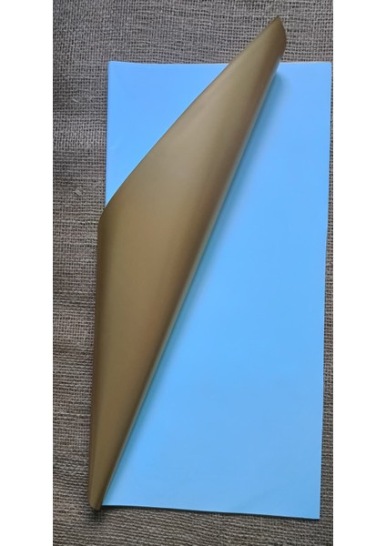 Dual Color” 5’li Çift Taraflı Ambalaj Kağıdı – Mavi & Sarı fiyatları