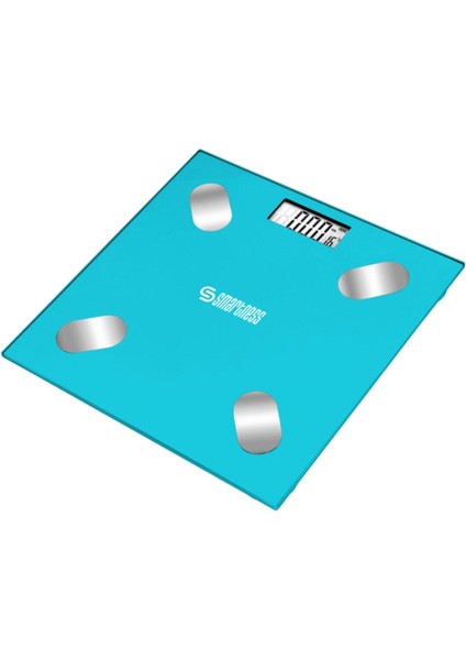 Akıllı Bluetooth Tartı, Vücut Analizi, Cam Materyal, Turkuaz Renk, Elektronik Kişisel Bakım fiyatları