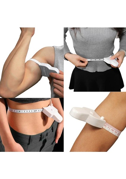 Vücut Ölçüm Mezura, 150CM, Plastik, Elektronik, Kişisel Bakım, Beyaz Renk fırsatları