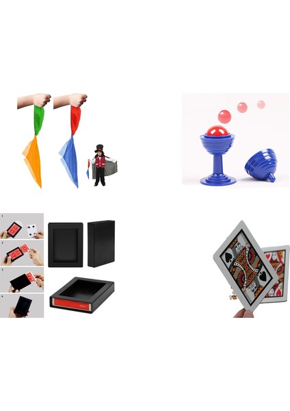 4 Lü Sihirbazlık Seti – Hokus Pokus Sihirli Numara Seti