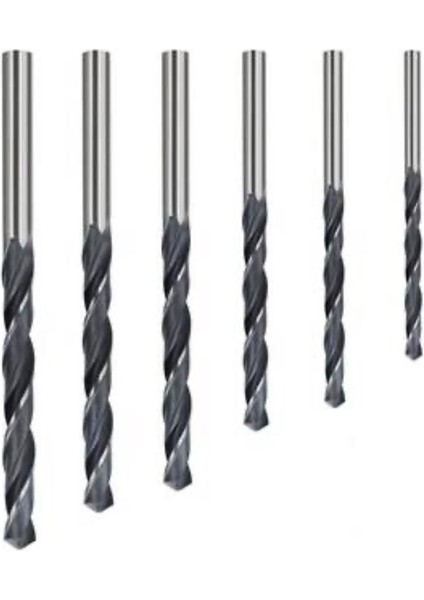 Hss Matkap Ucu (6 Adet) 0.8 mm Gfb Marka D:0.8mm L1:30CM L2:10CM