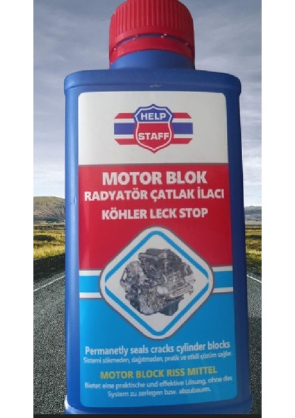 Help Staff Sıvı Motor Blok Çatlak Ilacı ve Radyatör Çatlak Ilacı