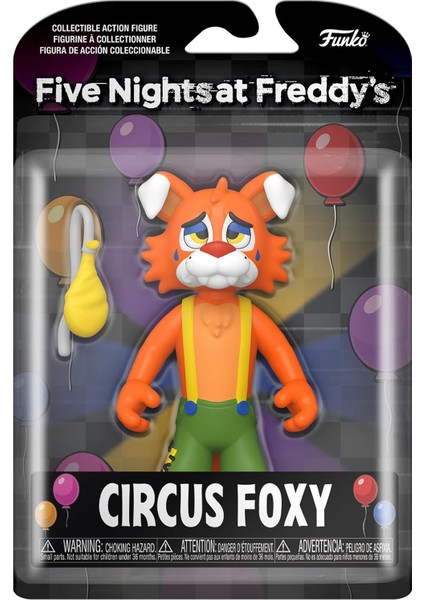Aksiyon Figürü: Five Nights At Freddy's (Fnaf) Sb - Sirk Foxy - Koleksiyon Parçası - Hediye Fikri - Resmi Ticari Ürün - Erkek Çocuklar, Kızlar, Çocuklar ve Yetişkinler Için - Video Oyun