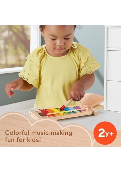 Ahşap Ksilofon Yürüme Çağındaki Çocuklar Için 2 Parçalı Müzik Aleti Ahşap Ksilofon HXV13 fiyatları