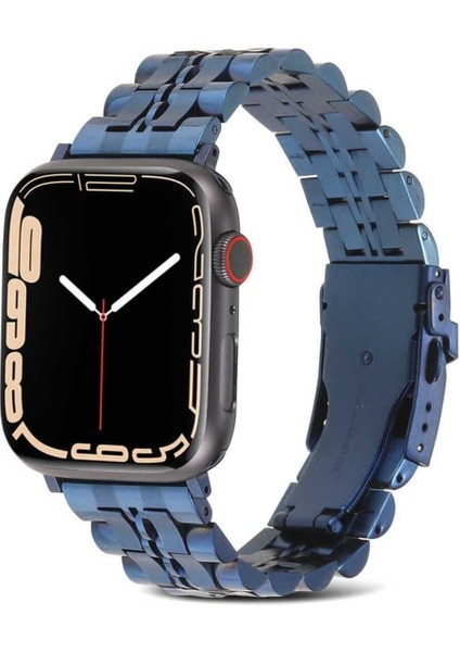 ​​​ Ile Uyumlu Watch 38MM/40MM Krd-54 Metal Kordon Lacivert