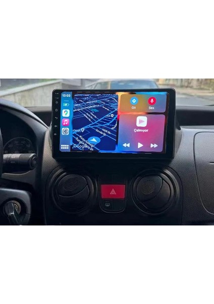 Fiat Fiorino (2008-2024 Yıl) Uyumlu 6GB Ram 128GB Rom Android Multimedya Sürüm 13 Kablosuz Carplay Navigasyon 9 Inç Ekran