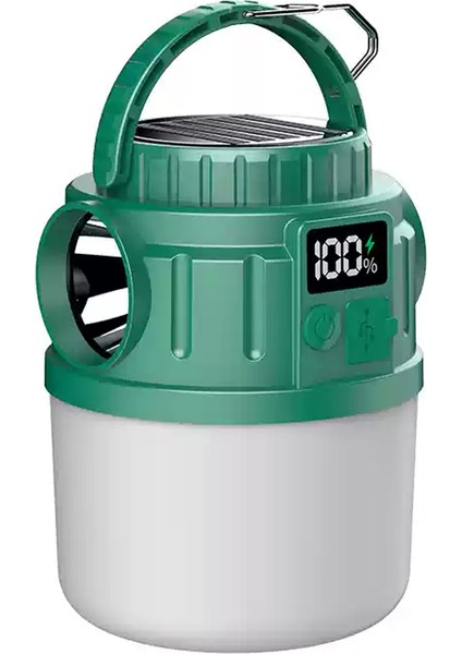 24 LED 5 Aydınlatma Modu + 2 Yan Işık (Beyaz / Sarı) 1200 Mah Solar Kamp Lambası V65-3 (4944) fiyatları