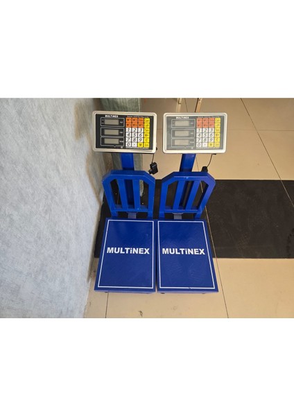 150 kg Dijital Plastik Elektronik Tartı, Mavi, Ithalatçı Garantili