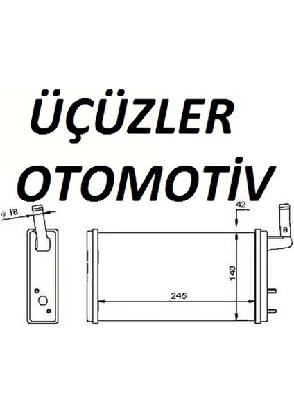 Tofaş Uyumlu Kalorifer Radyatörü Doğan Şahin Kartal M131