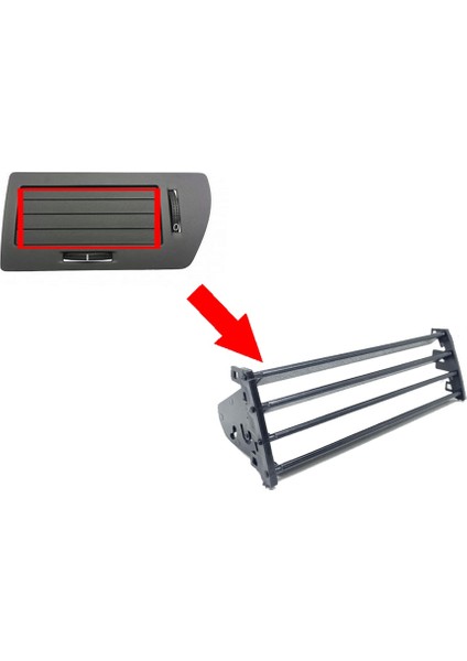 Opel Astra H Kalorifer Havalandırma Muzulu Izgara Perdesi Sağ