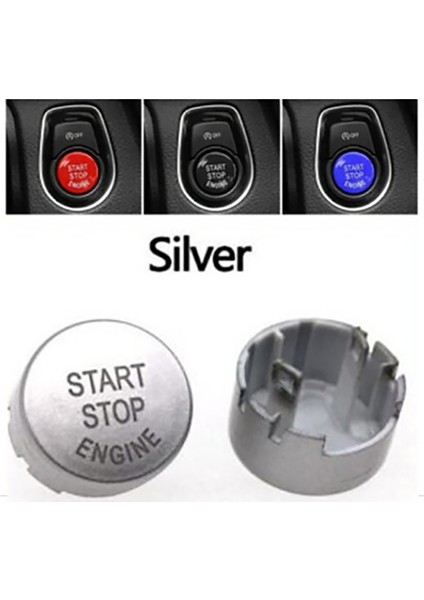 61319153831 Start Stop Dugme Kapagı Gumus Bmw F10 Lcı F07 F06 F1