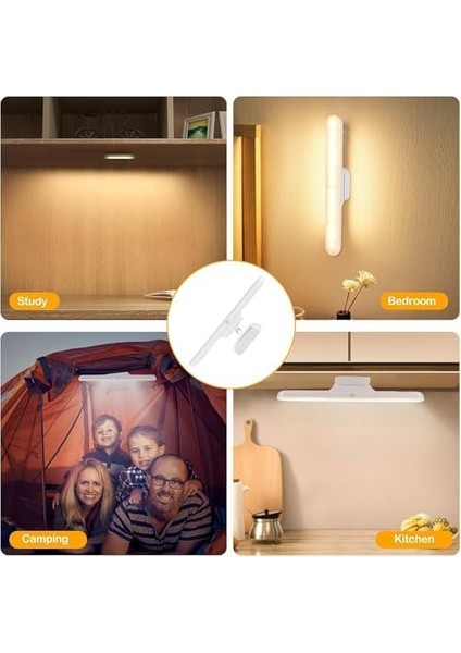 Şarjlı Aplik LED Işık, Mıknatıslı Dolap Altı Aydınlatma, Kitap Okuma Lambası, 3 Renk Modlu Kısılabilir LED Işık Çubuğu, USB Şarjlı, Duvara Monte Ayna, Başucu, Mutfak Aydınlatması 30×35×50 mm fiyatları