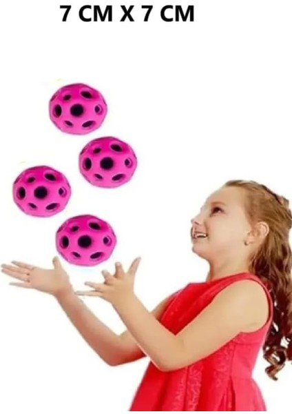 Ball (Yükseğe Zıplayan Top) - 7 cm - Süper Eğlenceli Uzay Topu - Space - Bouncy Ball - Mor fiyatları