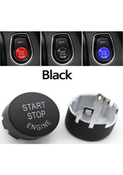 61319153831 Start Stop Dugme Kapagı Sıyah Bmw F10 Lcı F07 F06 F1