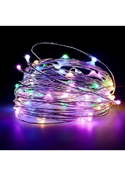Rgb Pilli Dekoratif Peri LED Işık - 3 Metre 28 LED - Gaming Masa ve Oda Aydınlatması - Çam Ağacı, Bahçe, Iç-Dış Mekan Dekor Lambası modelleri