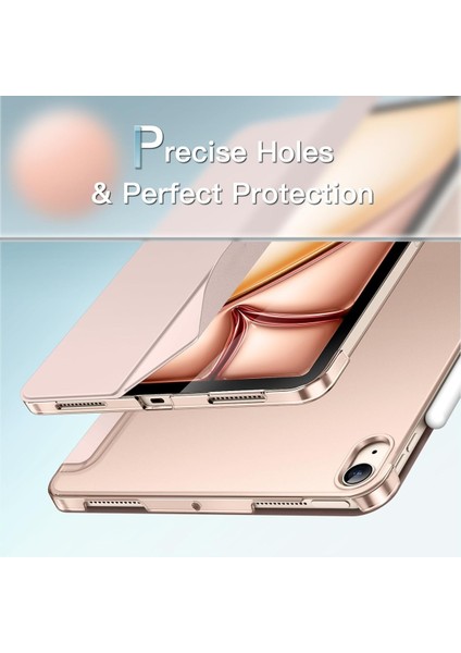 Ipad 10.nesil 10.9 Inç A2695/A2757 /A2777 Uyumlu Uyku Modlu Yatay Standlı Sert Smart Tablet Kılıfı modelleri