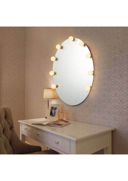 10LU LED Ampullü USB Makyaj Aynası Işığı (4944) fiyatları