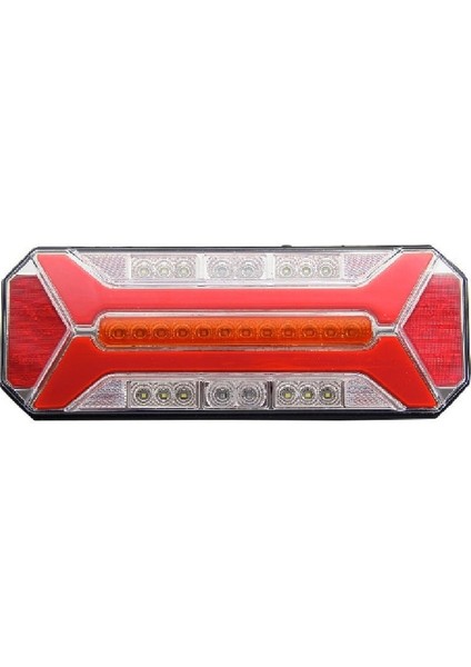 1 Adet Çeray Yeni Star Neon LED Stop Lambası Kayar Sinyalli Kamyon-Tır-Dorse-Karavan-Kamyonet 12X24 Volt