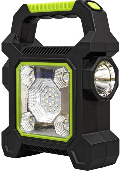 3 Kademeli Şarjlı Çok Fonksiyonlu Solar Işıldak (Om-17) (4944)