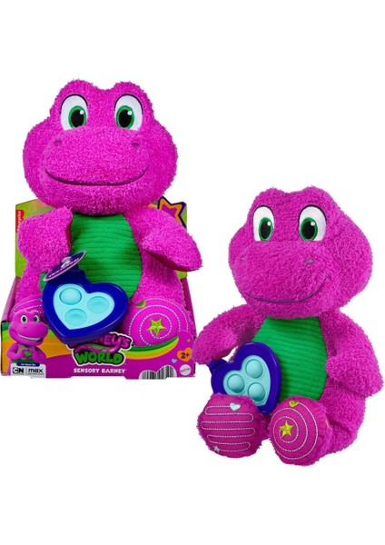 HYG89 Fisher-Price Kalp Yapan Barney Pelüş Oyuncağı