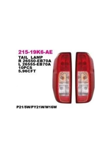 Nissan Navara Pikap 05-15 Arka Stop Lambası Sağ Depo