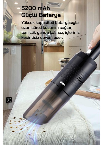 SVC-8631 Şarjlı El Süpürgesi - Siyah fırsatları