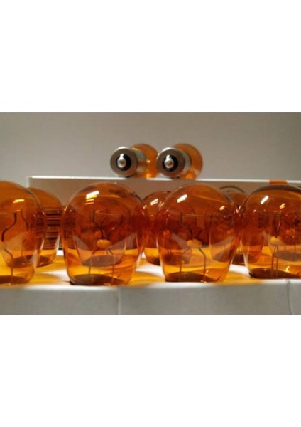 12V 93 PY21W Turuncu Sinyal ve Stop Ampulü Yakın Tırnak 10 Adet