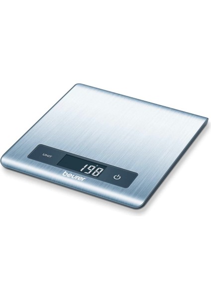 Gri 5 kg Hassasiyetli Dijital Mutfak Tartısı, Çelik Gövde, Resmi Garanti
