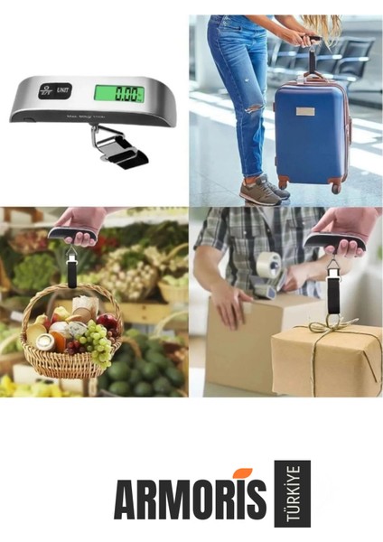 Taşınabilir Dijital Ağırlık Tartısı, Çok Renkli, LCD Ekran, Pilli, Çok Amaçlı indirimleri