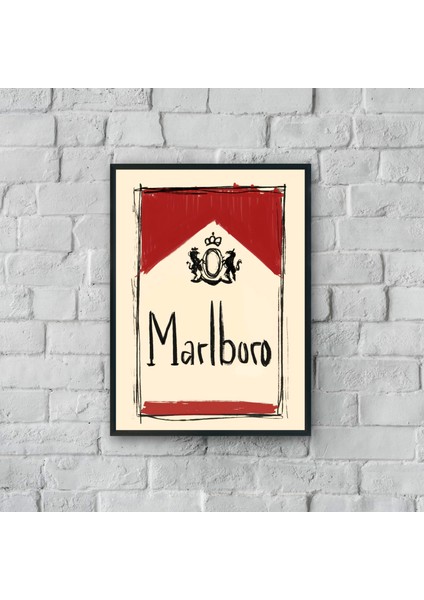 ''marlboro'' Poster Tablo (Çerçeveli)
