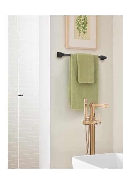 BH36024MB | Mat Siyah Havlu Çubuğu | 24 Inç (610 Mm) Havlu Askısı | Mulholland | Banyo Havlu Tutacağı | Banyo Donanımı | Banyo Aksesuarları fiyatları