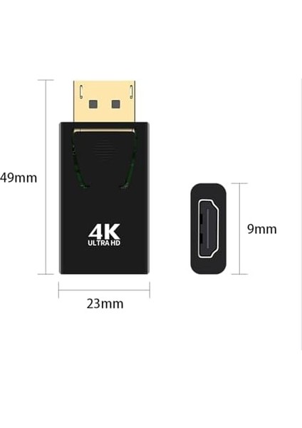 4K 30Hz Displayport To HDMI Çevirici Dönüştürücü Adaptör fiyatları