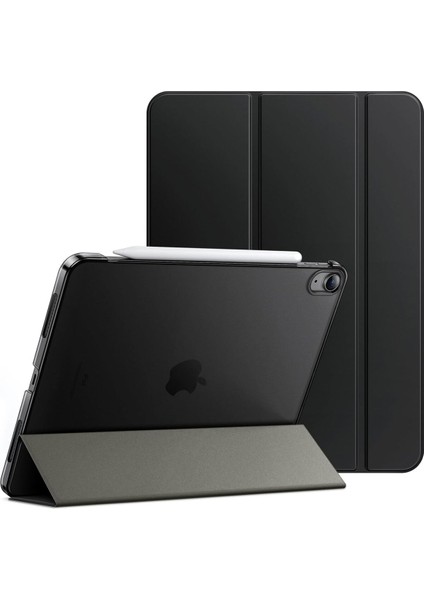 Ipad 11.nesil A16 A3354 /A3355 /A3356 Ile Uyumlu Uyku Modlu Yatay Standlı Sert Smart Tablet Kılıfı