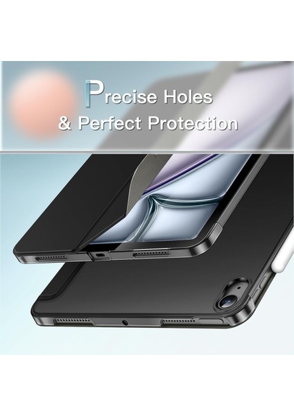 Ipad 11.nesil A16 A3354 /A3355 /A3356 Ile Uyumlu Uyku Modlu Yatay Standlı Sert Smart Tablet Kılıfı modelleri
