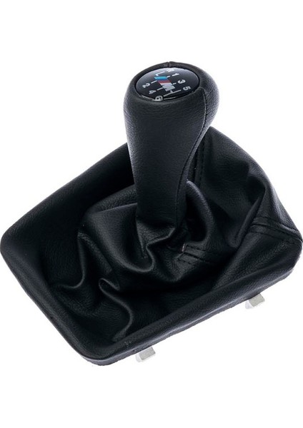 Bmw | E46 Için M Logolu (6 Vites) Siyah Deri Vites Körüğü