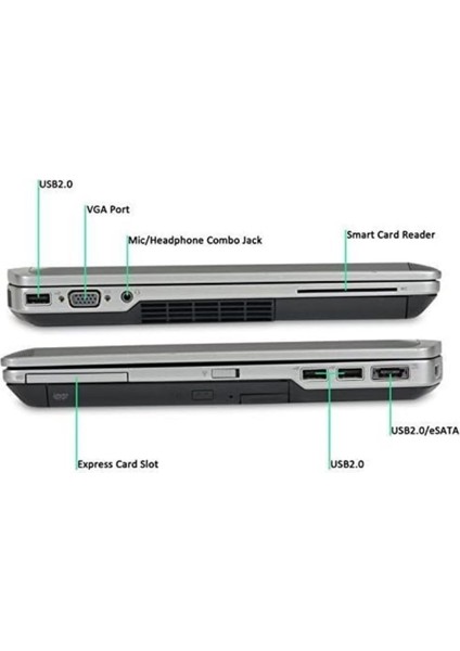 Latitude E6430 İ7-3540M Cpu 2,70 Ghz 8 GB Ram 240 GB SSD Intel Hd Graphics 4000 14’inç WİN10 (Yenilenmiş Dizüstü Laptop) fırsatları