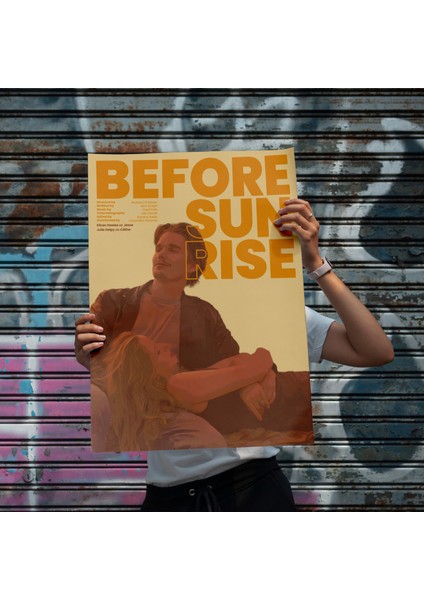 ''before Sunrise'' Film Afişi Poster Tablo (Çerçeveli) fırsatları